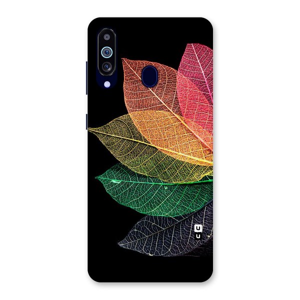 Net Leaf Color Design Back Case for Galaxy M40
