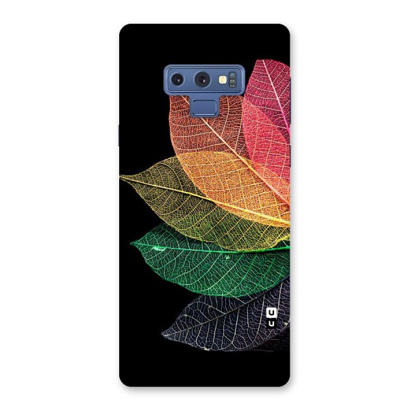 Net Leaf Color Design Back Case for Galaxy Note 9