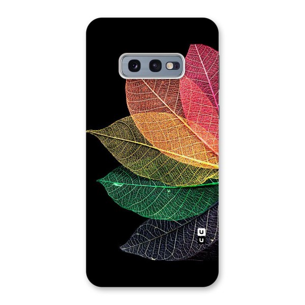 Net Leaf Color Design Back Case for Galaxy S10e