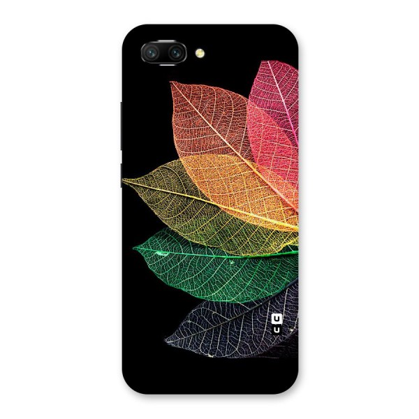 Net Leaf Color Design Back Case for Honor 10