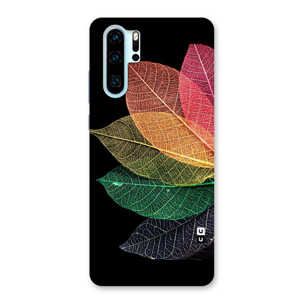 Net Leaf Color Design Back Case for Huawei P30 Pro