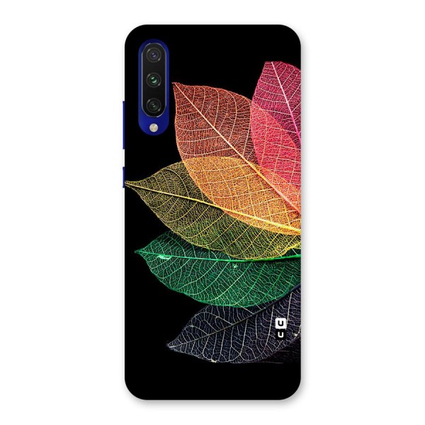 Net Leaf Color Design Back Case for Mi A3