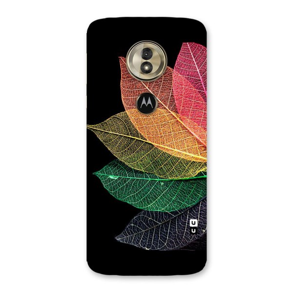 Net Leaf Color Design Back Case for Moto G6 Play