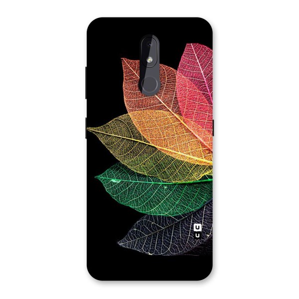 Net Leaf Color Design Back Case for Nokia 3.2