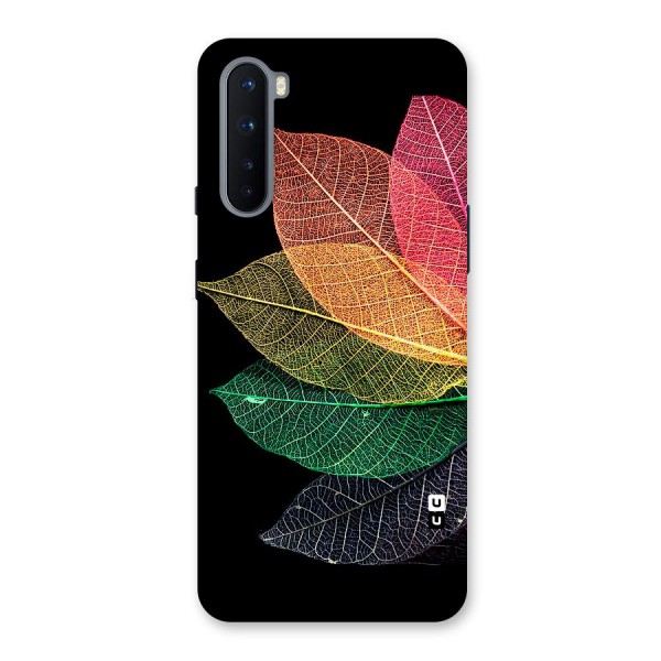 Net Leaf Color Design Back Case for OnePlus Nord