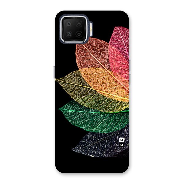 Net Leaf Color Design Back Case for Oppo F17