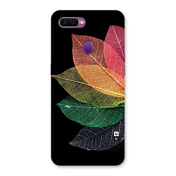 Net Leaf Color Design Back Case for Oppo F9