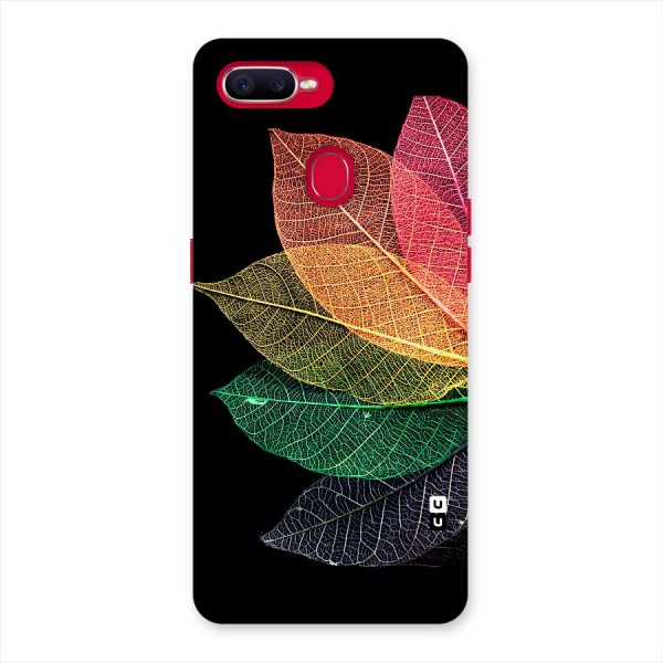 Net Leaf Color Design Back Case for Oppo F9 Pro