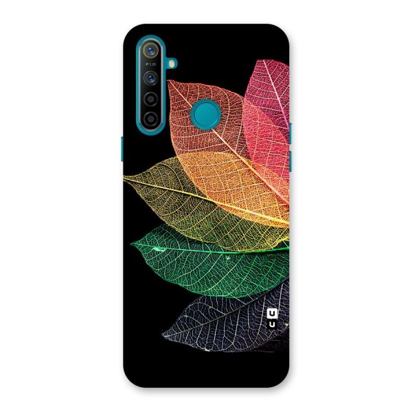 Net Leaf Color Design Back Case for Realme 5i