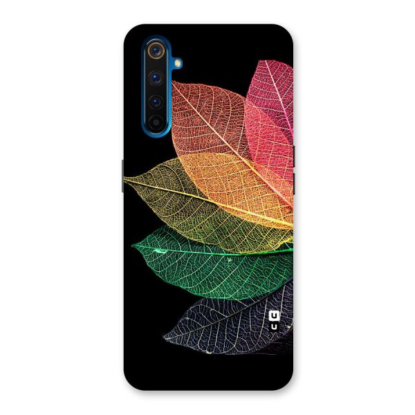 Net Leaf Color Design Back Case for Realme 6 Pro