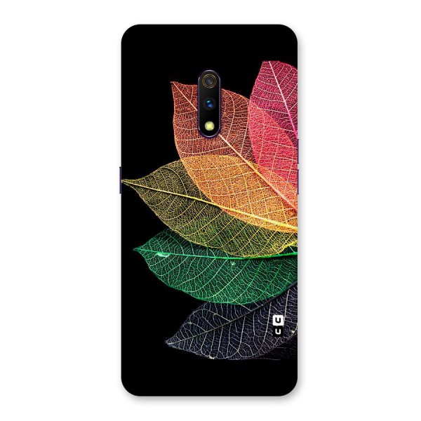 Net Leaf Color Design Back Case for Realme X