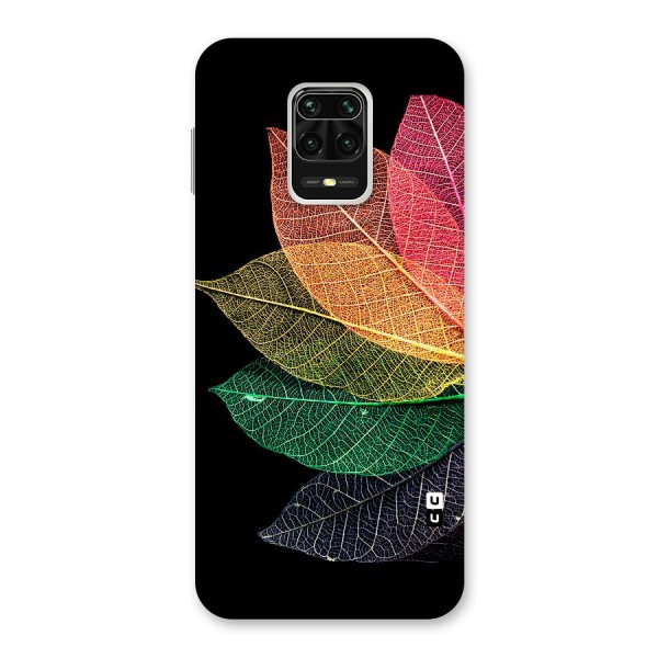 Net Leaf Color Design Back Case for Redmi Note 9 Pro Max