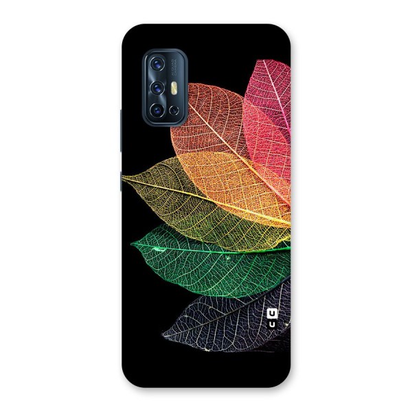 Net Leaf Color Design Back Case for Vivo V17