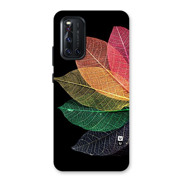 Net Leaf Color Design Back Case for Vivo V19