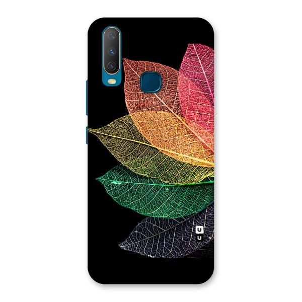 Net Leaf Color Design Back Case for Vivo Y15