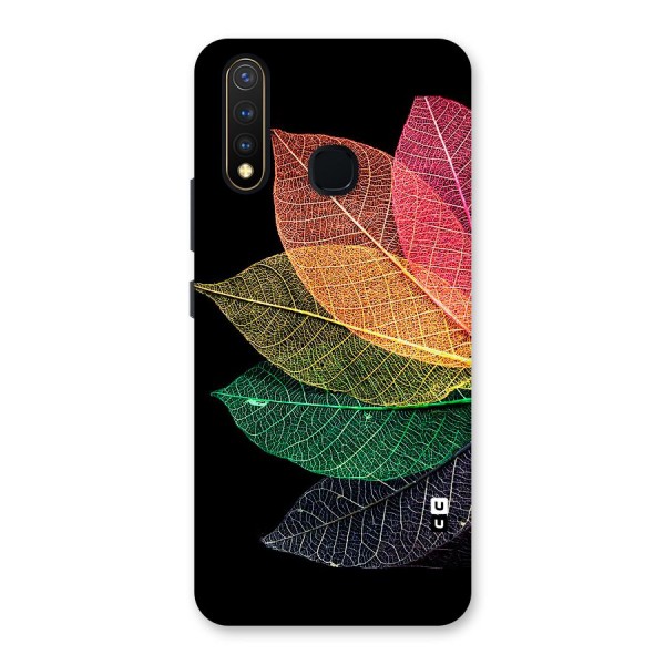 Net Leaf Color Design Back Case for Vivo Y19