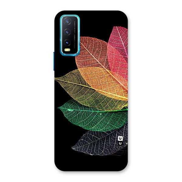 Net Leaf Color Design Back Case for Vivo Y20