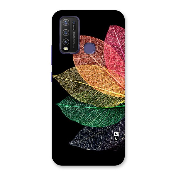 Net Leaf Color Design Back Case for Vivo Y30