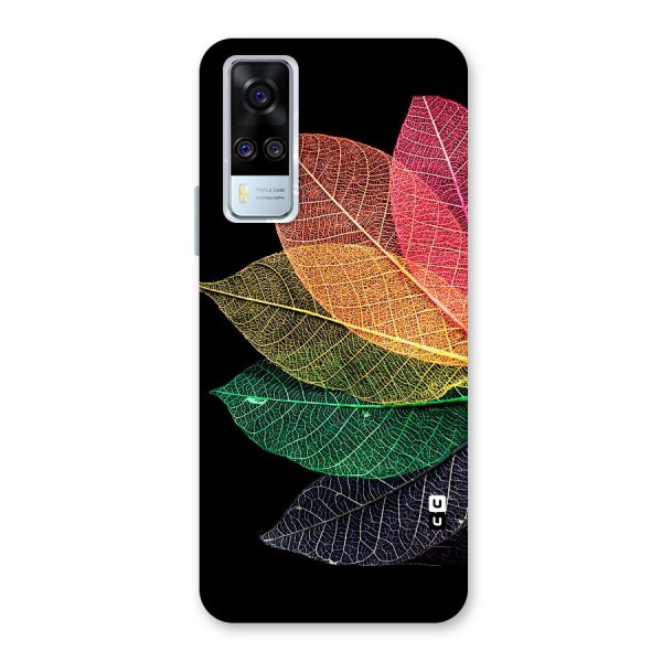 Net Leaf Color Design Back Case for Vivo Y51