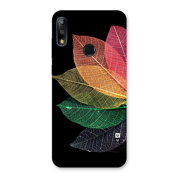 Net Leaf Color Design Back Case for Zenfone Max Pro M2
