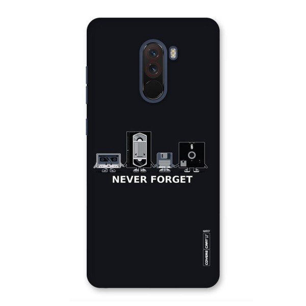 Never Forget Back Case for Poco F1