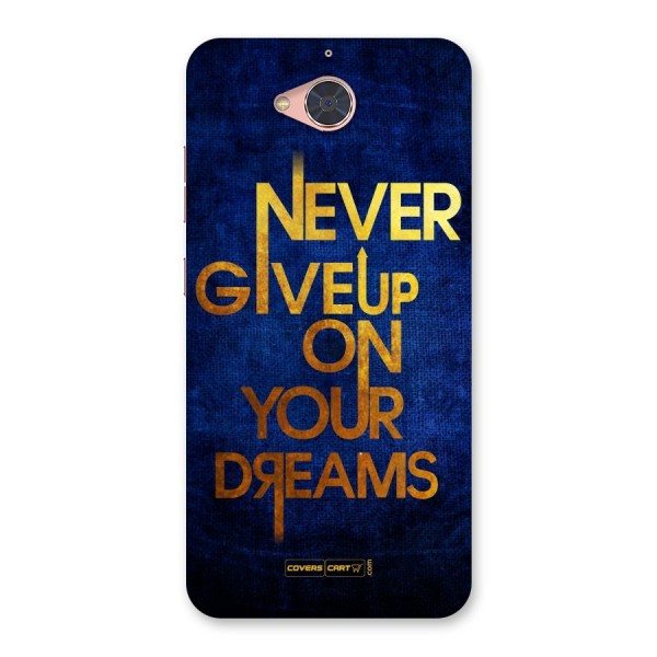 Never Give Up Back Case for Gionee S6 Pro