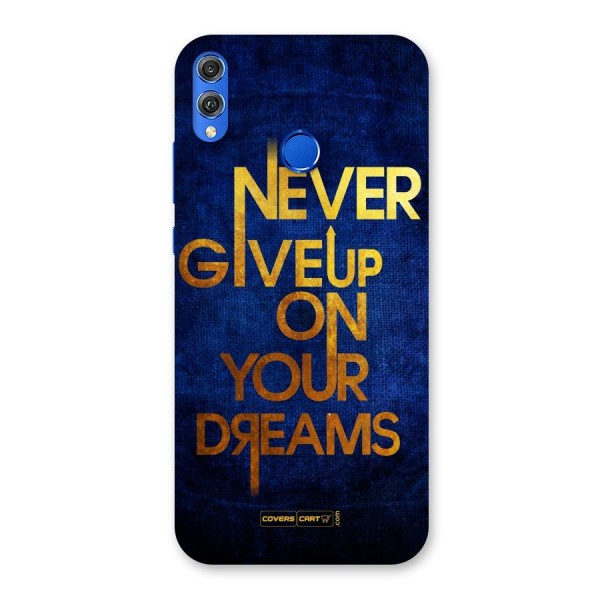 Never Give Up Back Case for Honor 8X