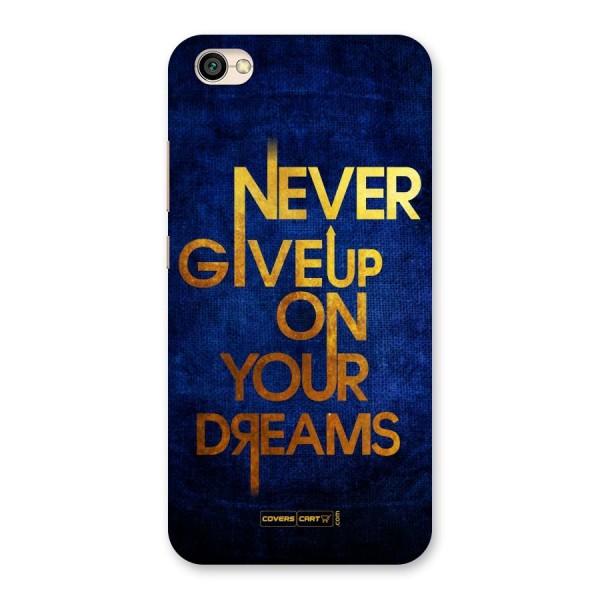 Never Give Up Back Case for Redmi Y1 Lite