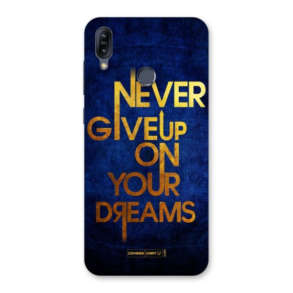 Never Give Up Back Case for Zenfone Max M2