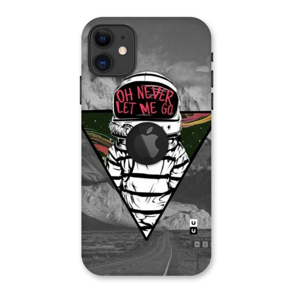 Never Let Me Go Back Case for iPhone 11 Logo Cut