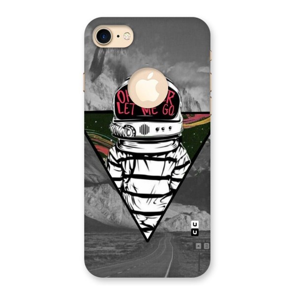 Never Let Me Go Back Case for iPhone 7 Logo Cut