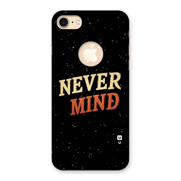 Never Mind Design Back Case for iPhone 7 Logo Cut