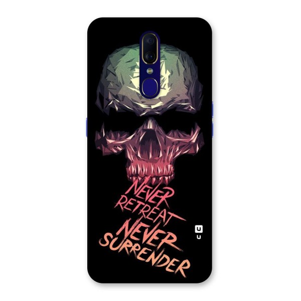 Never Retreat Back Case for Oppo A9