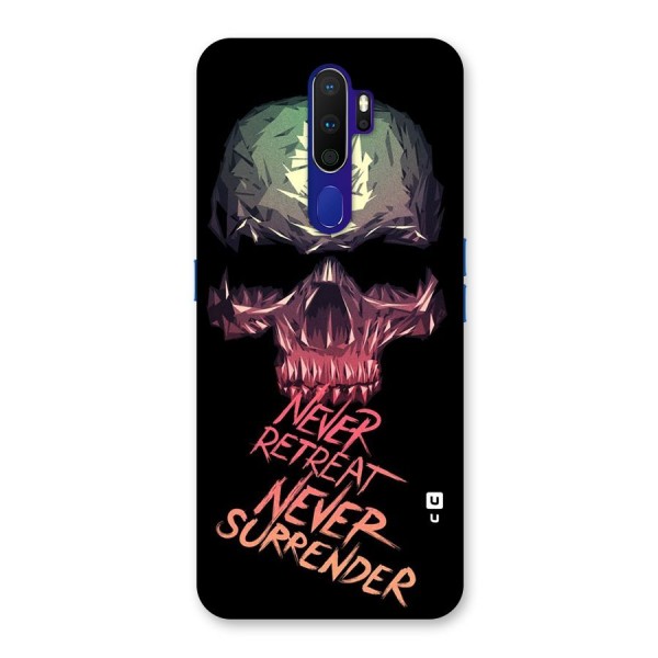 Never Retreat Back Case for Oppo A9 (2020)