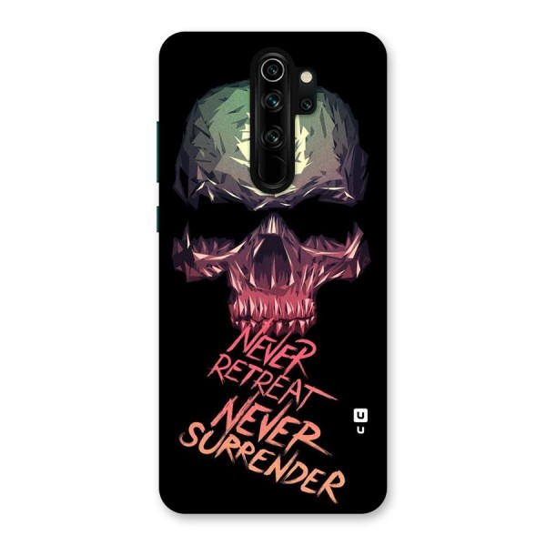 Never Retreat Back Case for Redmi Note 8 Pro