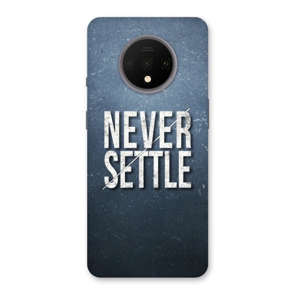 Never Settle Back Case for OnePlus 7T
