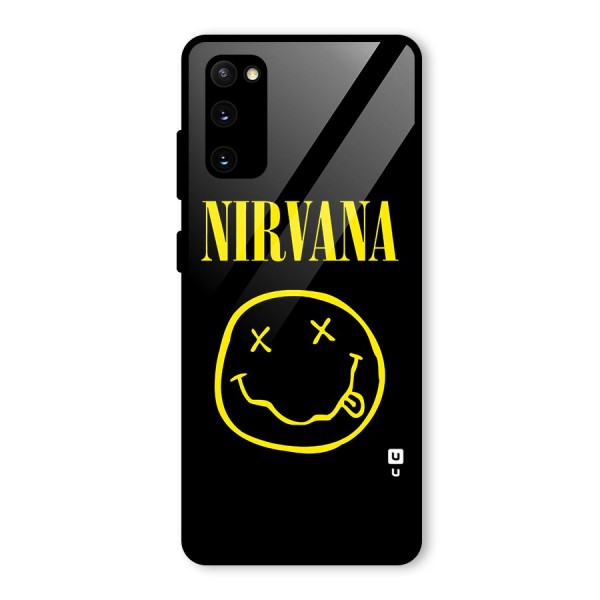 Nirvana Smiley Glass Back Case for Galaxy S20 FE