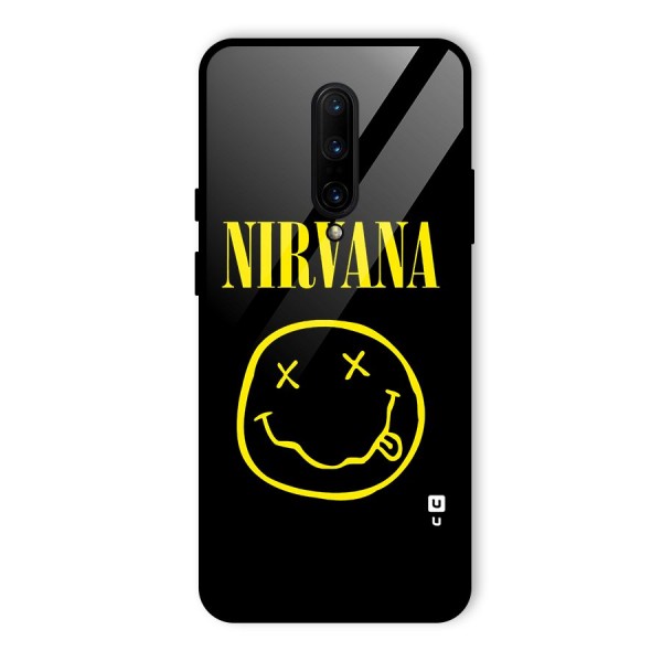 Nirvana Smiley Glass Back Case for OnePlus 7 Pro