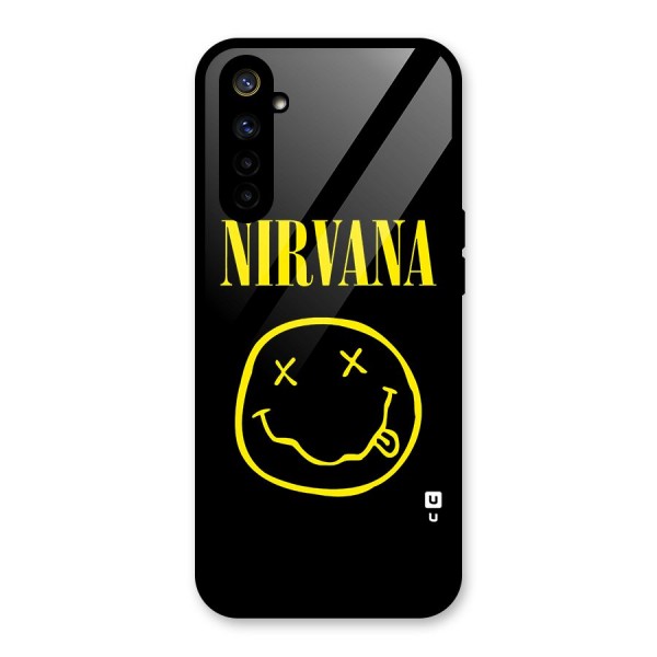 Nirvana Smiley Glass Back Case for Realme 6