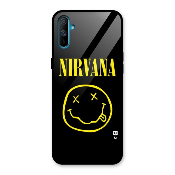 Nirvana Smiley Glass Back Case for Realme C3