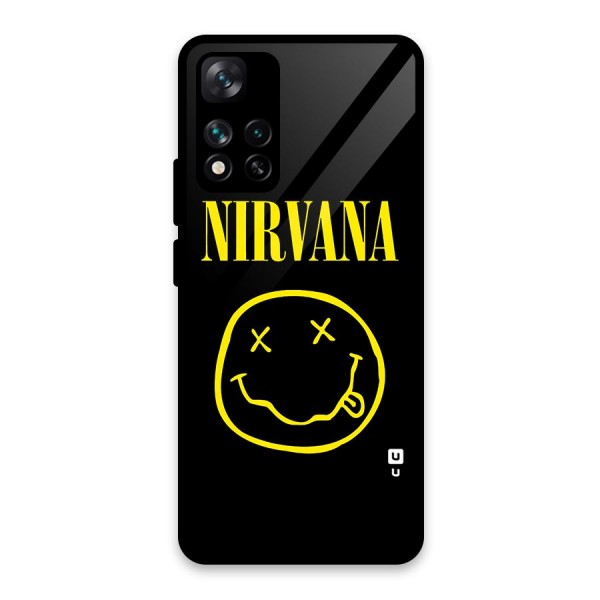 Nirvana Smiley Glass Back Case for Xiaomi 11i HyperCharge 5G