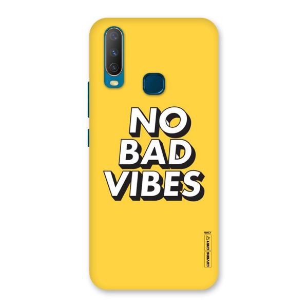 No Bad Vibes Back Case for Vivo Y17