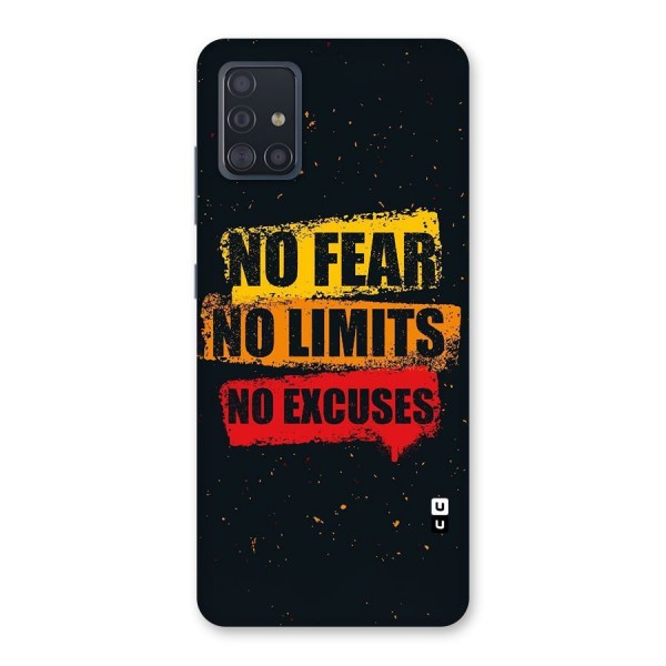 No Fear No Limits Back Case for Galaxy A51