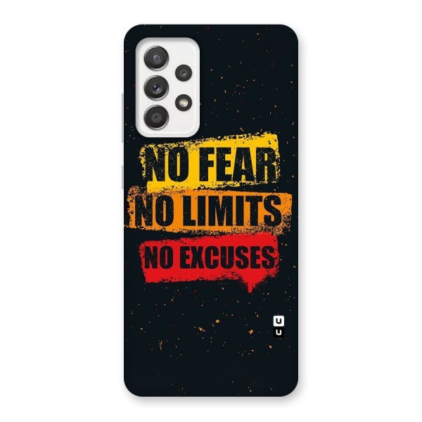 No Fear No Limits Back Case for Galaxy A52
