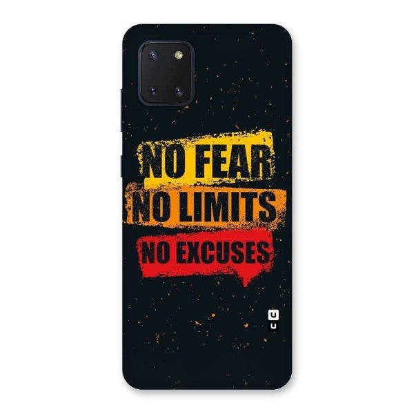 No Fear No Limits Back Case for Galaxy Note 10 Lite