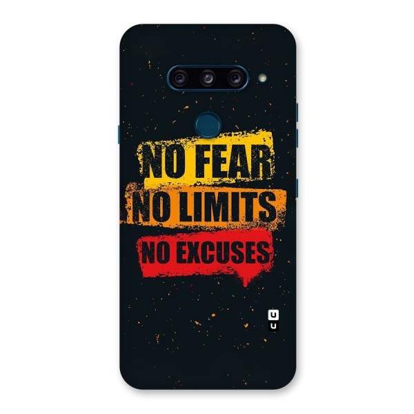 No Fear No Limits Back Case for LG  V40 ThinQ