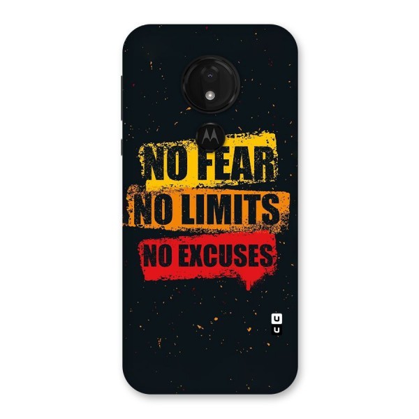 No Fear No Limits Back Case for Moto G7 Power