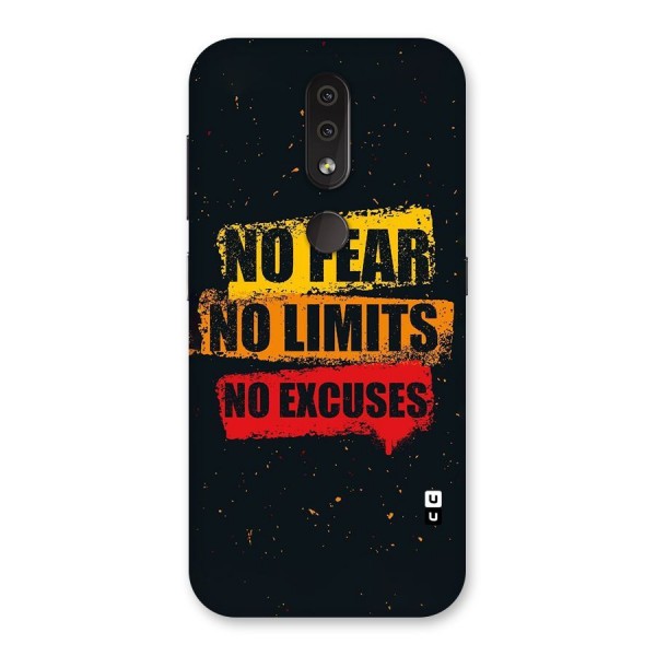 No Fear No Limits Back Case for Nokia 4.2