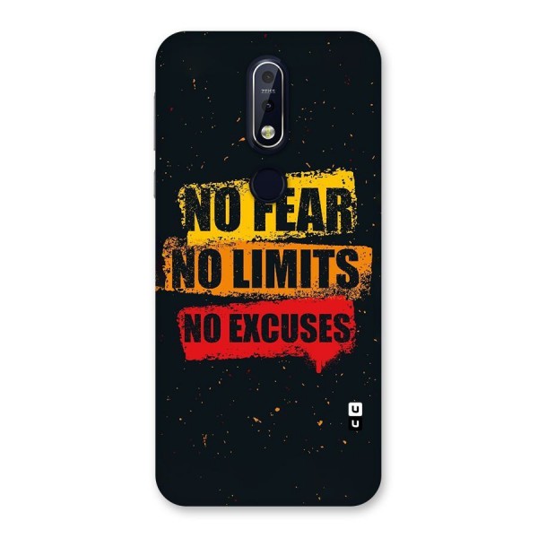 No Fear No Limits Back Case for Nokia 7.1