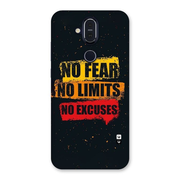 No Fear No Limits Back Case for Nokia 8.1
